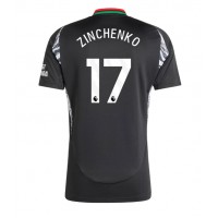 Camiseta Arsenal Oleksandr Zinchenko #17 Visitante Equipación 2024-25 manga corta